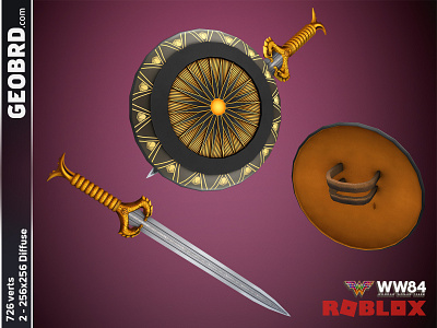 Wonder Woman 1984 Sword & Shield Roblox