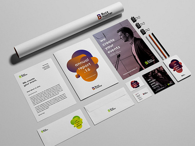 Buzzmaster indentity amsterdam branding branding and identity design gradients logo typography
