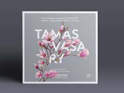 Remastered Classics classical music concept cover cover design creative design design app deutsche flower music pentatone typography