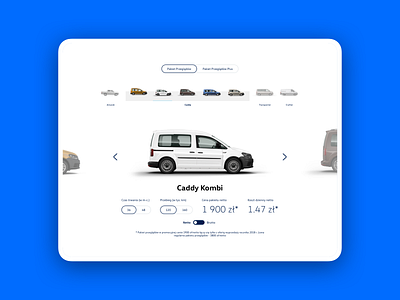 Leasing Configurator for VW Commercial Vehicles automotive web wv
