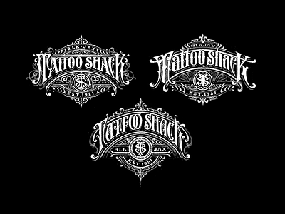 Tattoo shack logo concepts