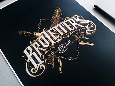 Broletters Team handlettering lettering