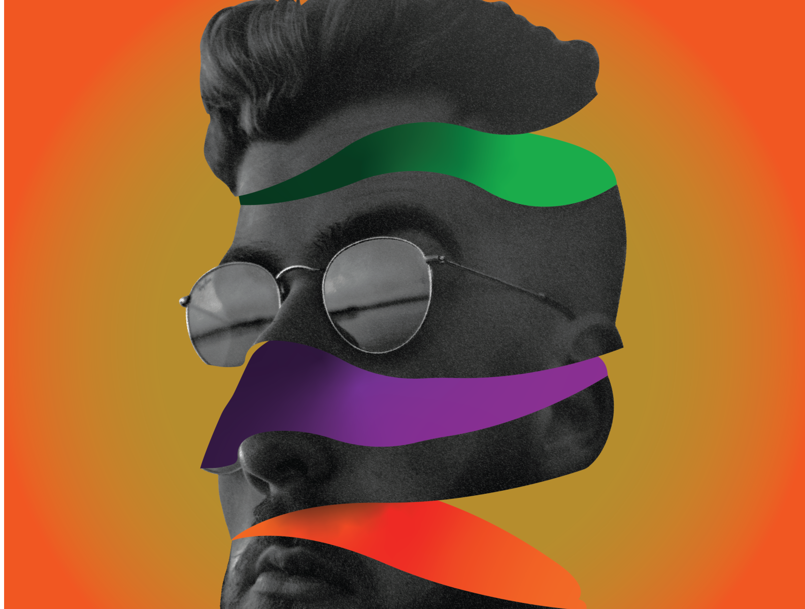 Abstract Portrait by Gajendra Singh on Dribbble