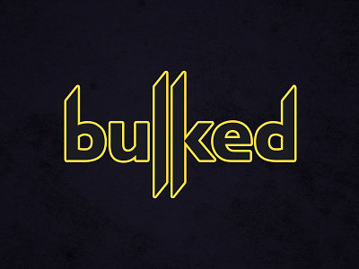 Bulked TV Logo branding fortnite french gamer illustrator logo logo design streamer tekken twitch twitch.tv typography vector