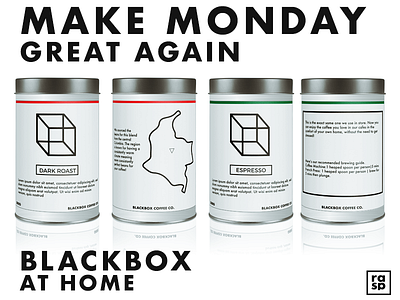 Blackbox Coffee Co. advertising art branding coffee design packaging product