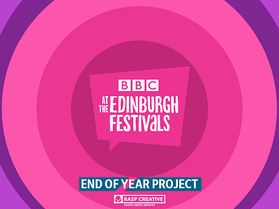 BBC Edinburgh Festival EOY Project branding design illustration motion design motiongraphics