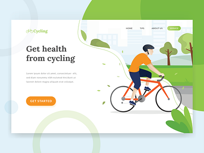 Cycling Landing Page