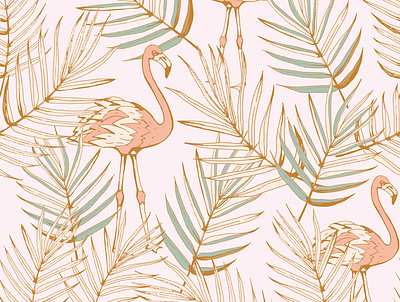 exotic island EM263 design fabric illustration minimal patternbank patterns print surfacedesign textile tropical