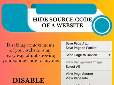 Hide Source Code of a Website by techsters web on Dribbble