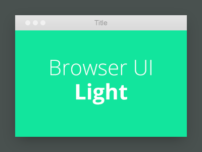 BrowserUI Light