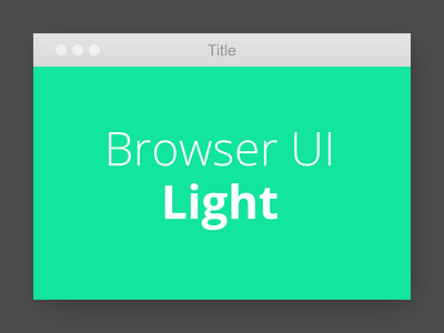 BrowserUI Light Retina