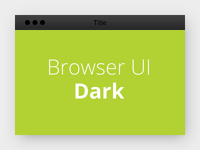 BrowserUI Dark Retina browser