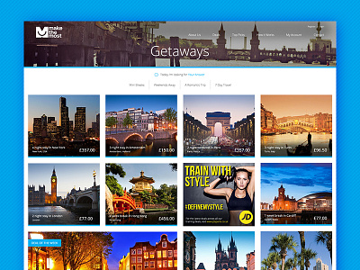 Make The Most: Getaways & Travel Platform app application events family friends getaway holiday make most travel web website