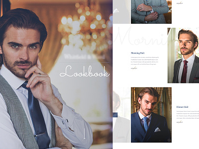 Suits dinner fashion lookbook male man men script shop suit suits tailored typography