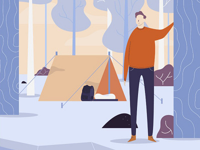 Travel design flat illustration illustrator misfit studio