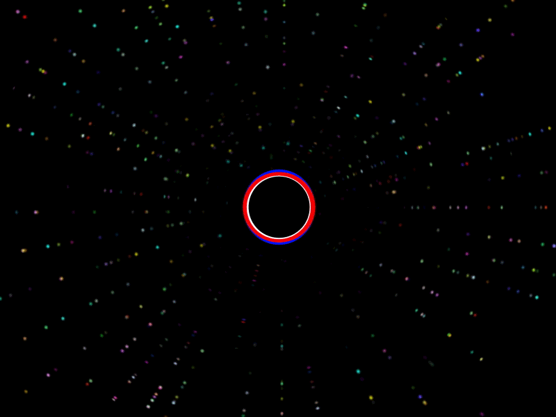 Black hole 2d 2d animation after effects animation procedural