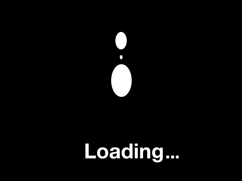 Loading Creativity .gif 2d animation black and white loading loop