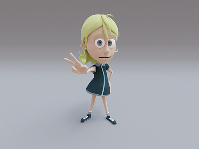 Meet Sue 3d 3d character blender character girl