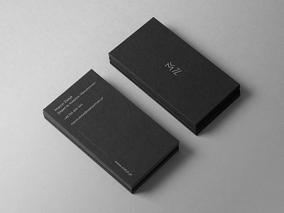 Minimal business card design - Marcin Ziatyk branding busines card business design finance idendity logo minimal