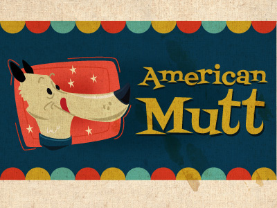 American Mutt dog