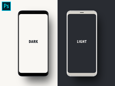 Free PSD Mockup-Galaxy S9