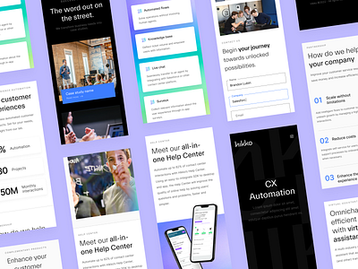 hikko / website mobile agency branding cx automation design design studio hikko mobile ui mobile version project responsive salesforce simple simple studio startup ui uruguay website