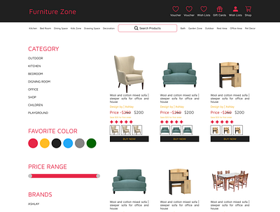 Product Page design | E-commerce website product page design | furniture website furniture website ui design product page design product page setup product page uiux design product section design uiux design ux