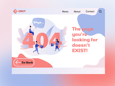 UI- 404 Page branding dailyui design graphic design illustration logo ui ux web design