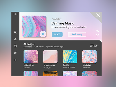 Music Player UI app branding dailyui design graphic design logo ui ux web design