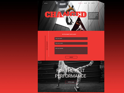 Changed dance studio branding design graphic design ui ux