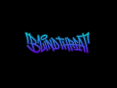 Blind Threat - Branding art branding design graffiti graphic design logo street art