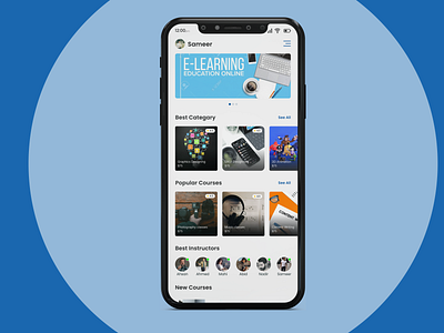 E learning app design