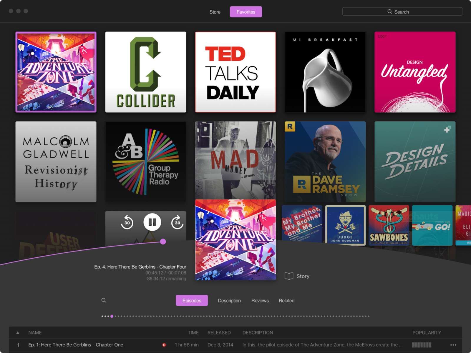 podcast player for mac osx