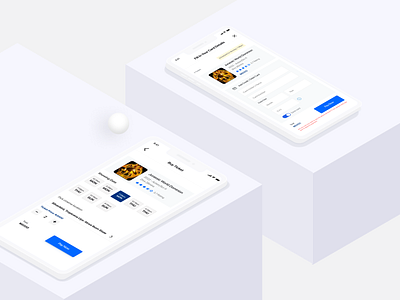 Ticket schedule and payment app design mobile app ui uiux