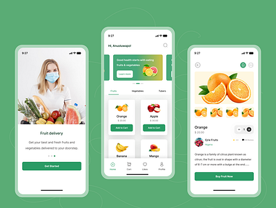 Grocery App design ui