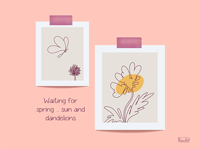 Spring graphic design illustration pink poster design poster magazine spring