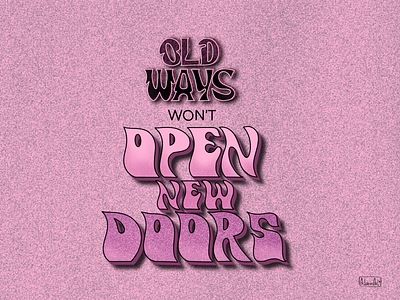 3D lettering design graphic design illustration letter lettering pink poster design