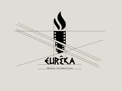 EUREKA media production branding design graphic design illustration logo typography vector