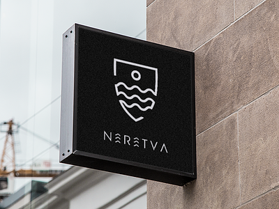 Neretva Branding branding logo neretva river