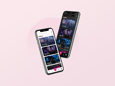 Nightlife app exploration app design mobile