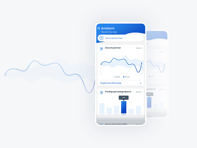 Analytics App app design mobile ui