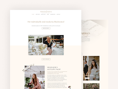 Vivian Anna - Wedding-Planner Website interaction interactive threejs webflow website wedding weddingplanner