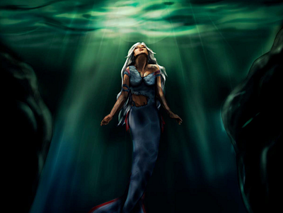 Mermaid design illustration