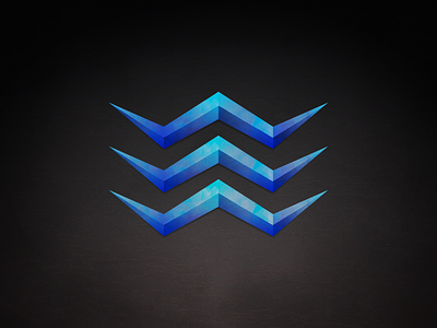 Water Smybol digital icon illustration symbol vector