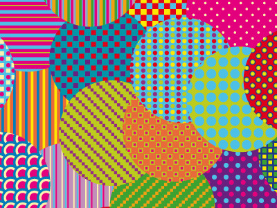 Patterns digital illustrator pattern retro vector