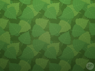 Birch Leaves Pattern birch illustration leaves pattern seamless vector