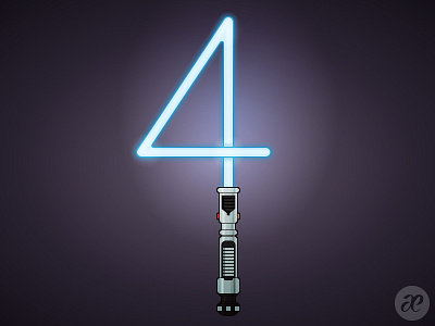 May the 4th be with you! illustration lightsaber may the 4th obi wan kenobi vector