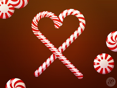 Sweet sweet Christmas christmas digital illustration vector