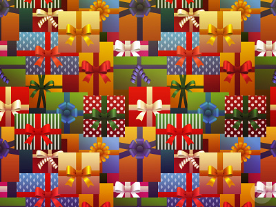 Whole Lotta Gifts christmas digital gift illustration vector