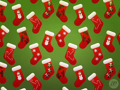 Fill some stockings! christmas digital illustration vector